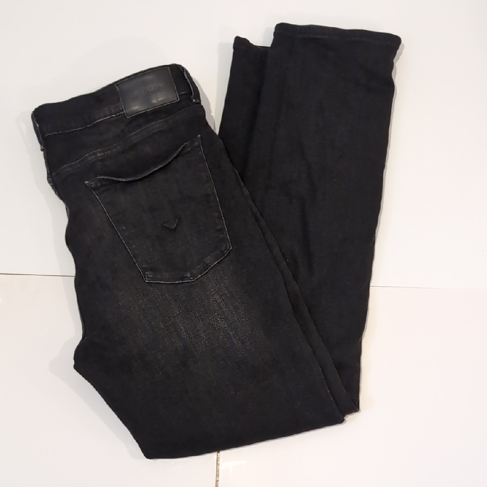 Hudson Black Slim Fit Black Jeans Blake Size 34